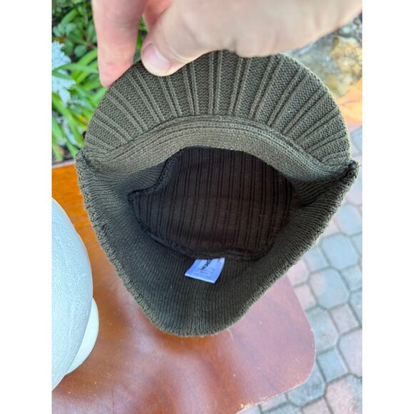 Broner Switchfoot Red Star Newsboy Knit Cap Hat Adult One Size Military Green - Picture 6 of 10